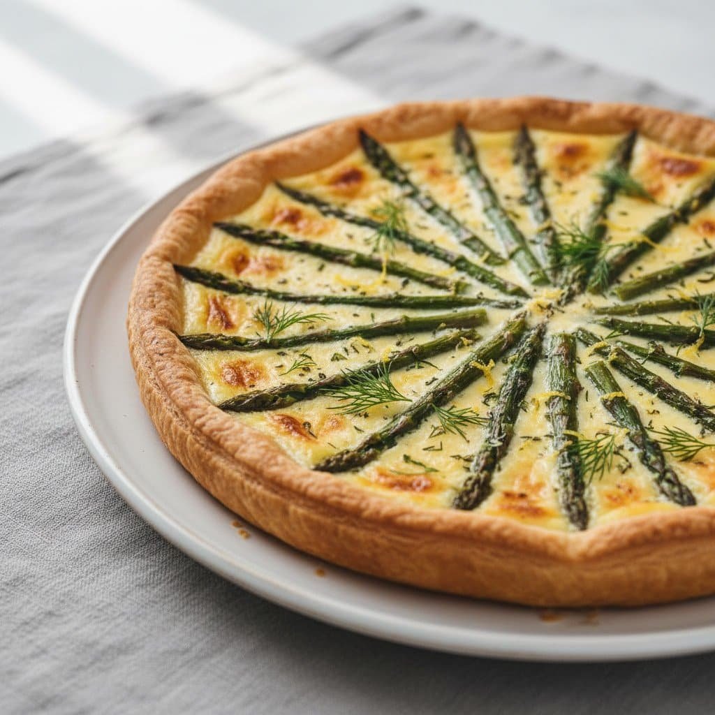 Easy Asparagus Tart Recipe for Mothers Day Brunch