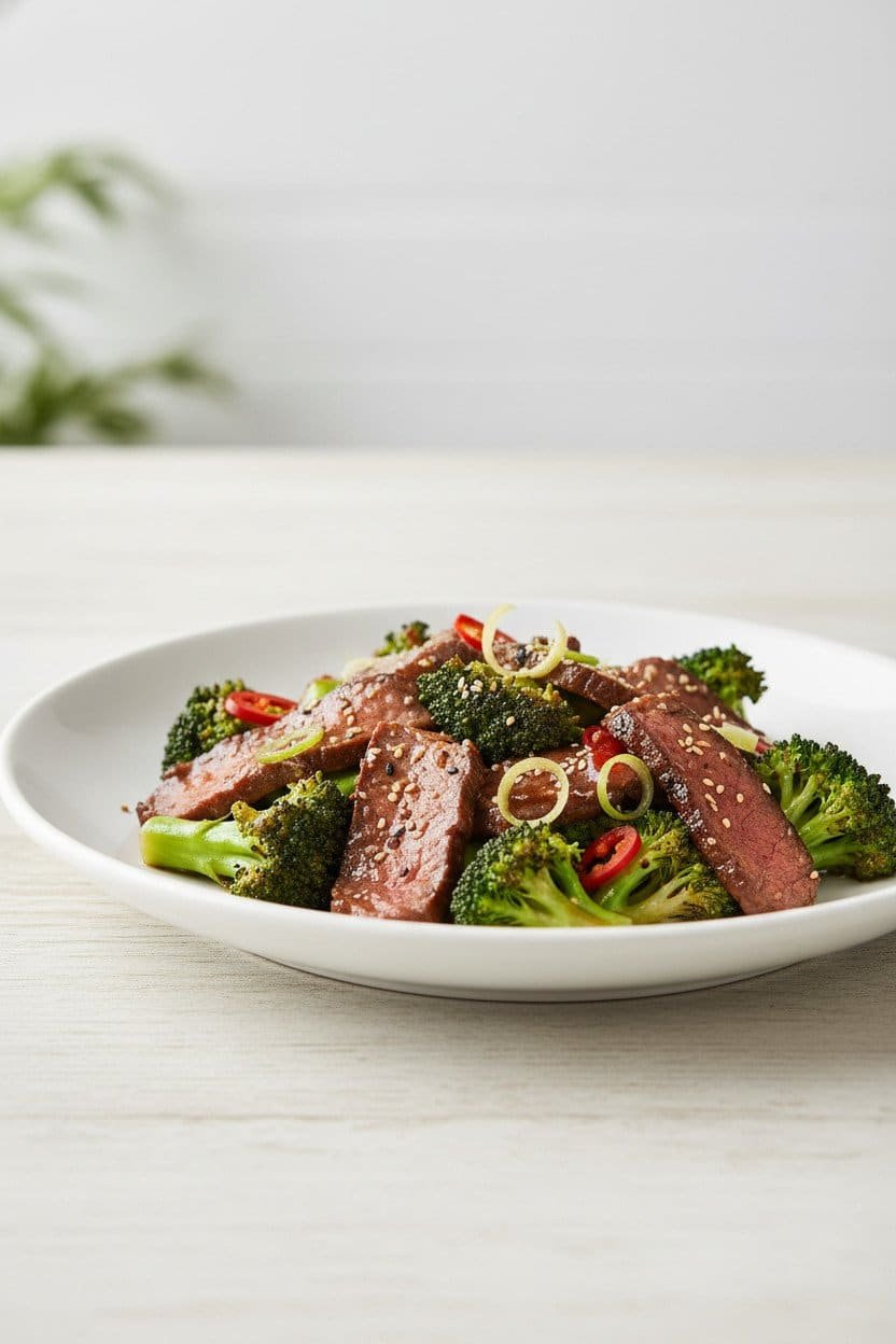 Beef and Broccoli serving photo