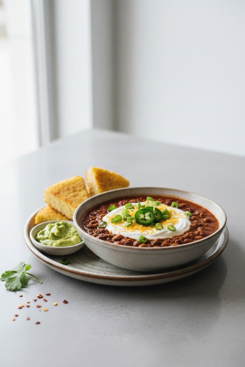 Beef Chili serving photo