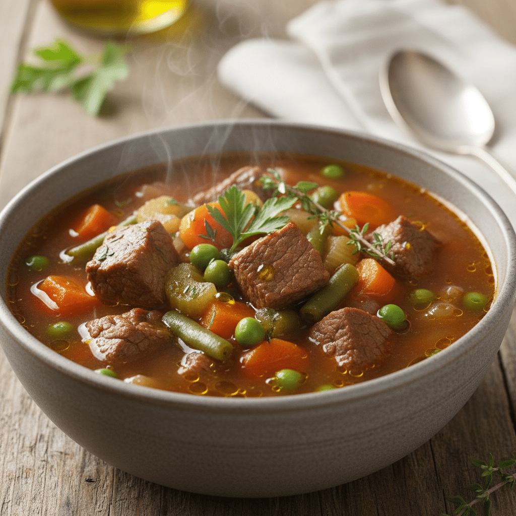 Beef Vegetable Soup Recipe: Hearty and Homemade