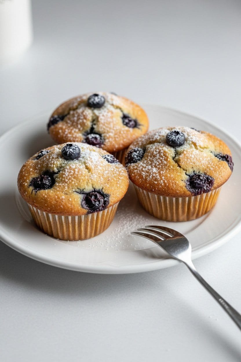 Blueberry Muffins serving photo
