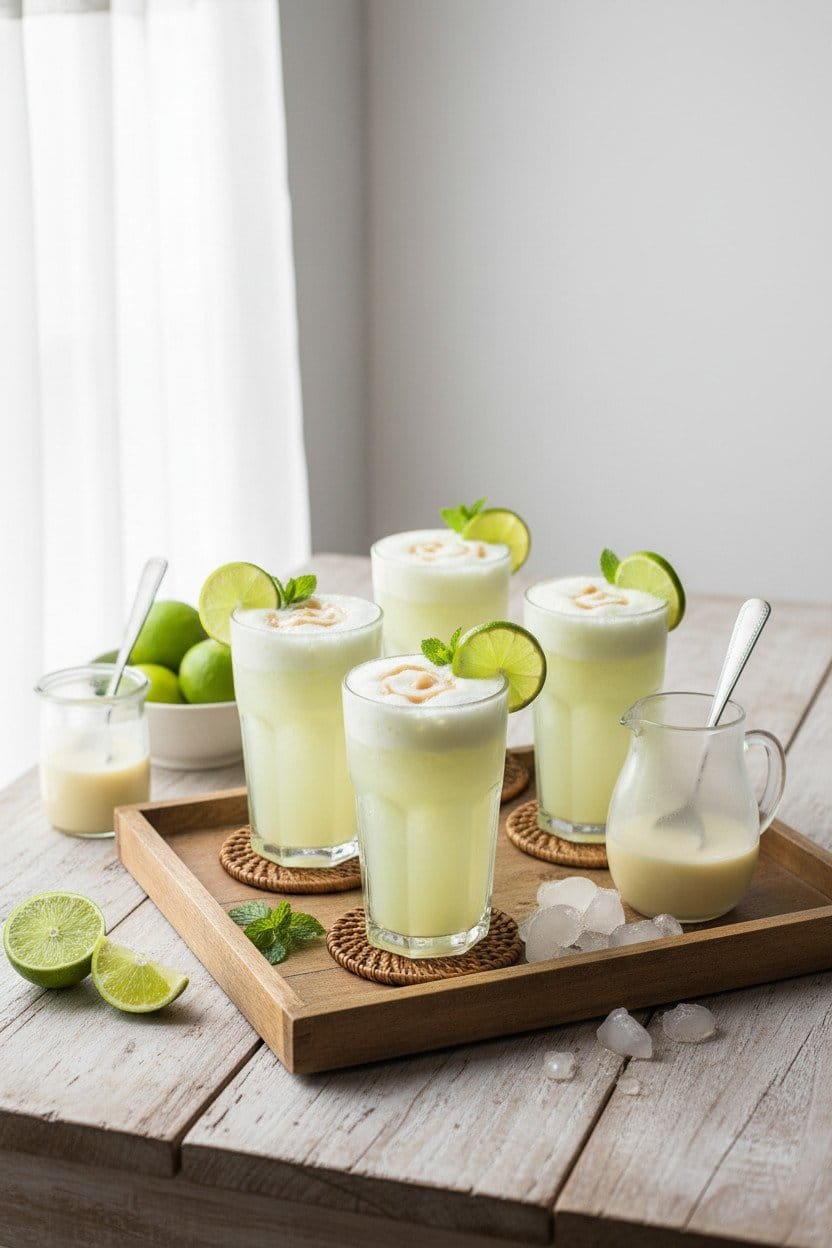 Brazilian Lemonade serving photo