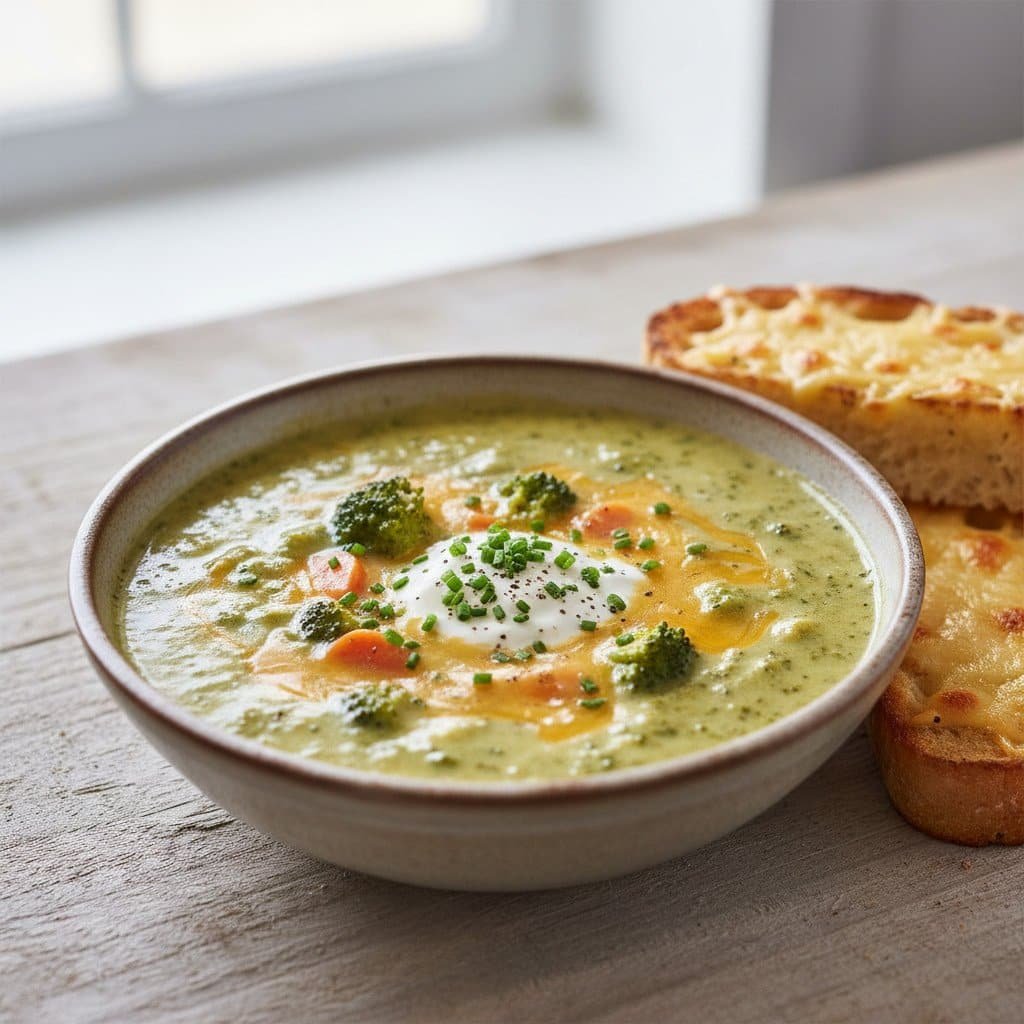 Broccoli Cheddar Soup Recipe (Creamy and Cozy)
