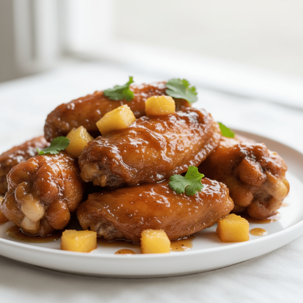 Brown Sugar Pineapple Wings Recipe: Sweet and Sticky
