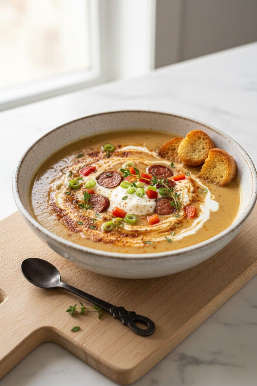 Cajun Potato Soup serving photo