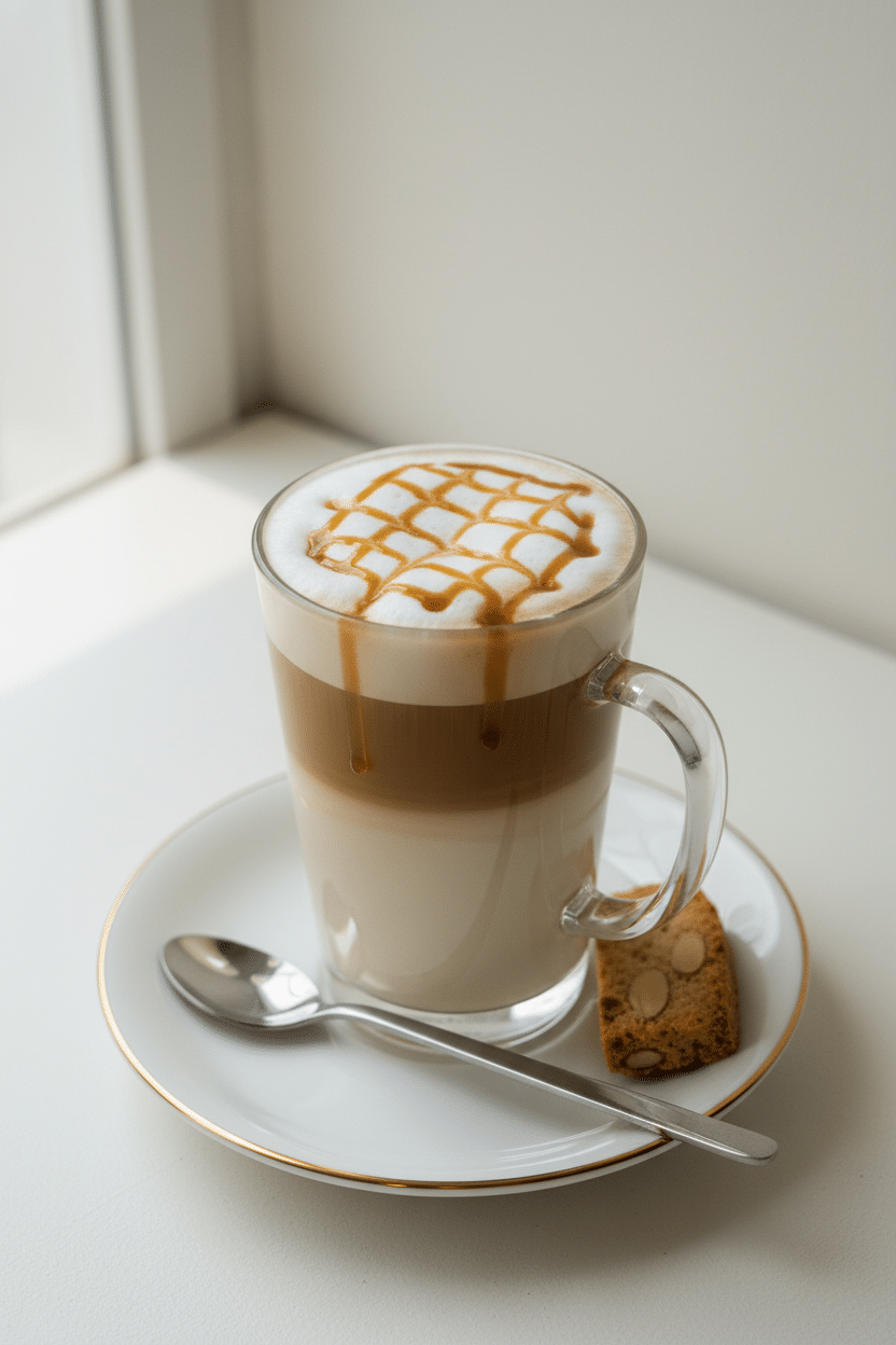 Caramel Macchiato serving photo