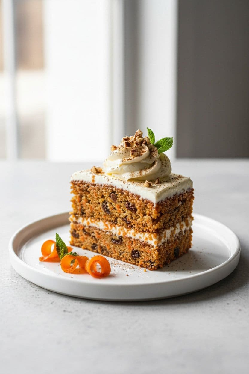 Carrot Cake serving photo