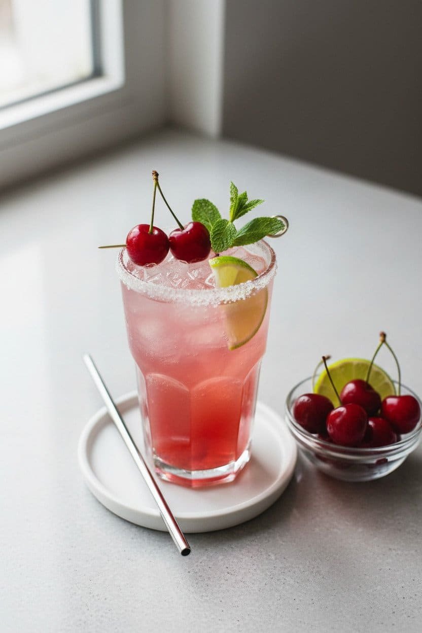 Cherry Limeade serving photo