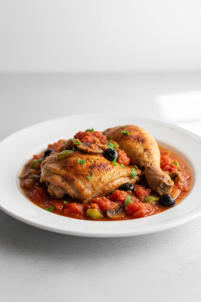 Chicken Cacciatore serving photo