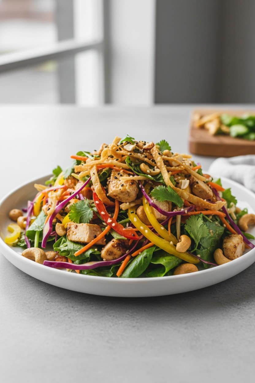 Chicken Cashew Crunch Salad serving photo
