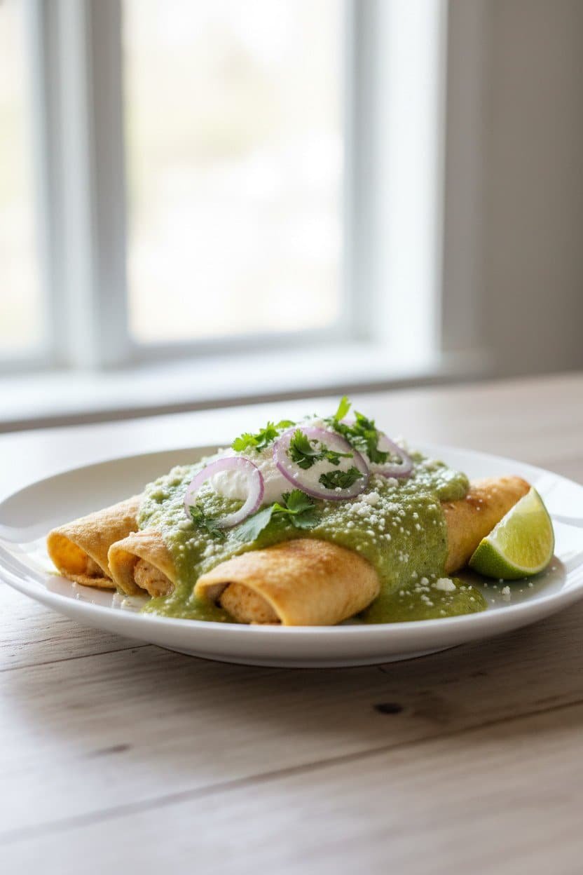 Chicken Enchiladas serving photo