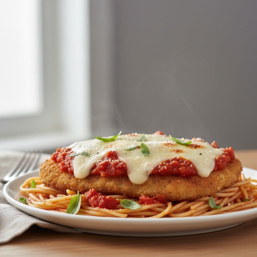 Chicken Parmesan Recipe (Crispy, Cheesy, Easy)