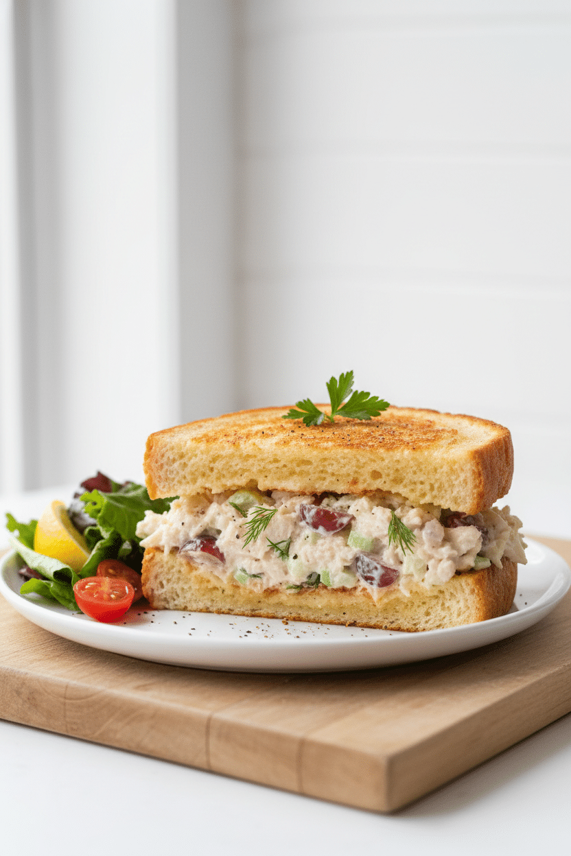 Chicken Salad Sandwich serving photo