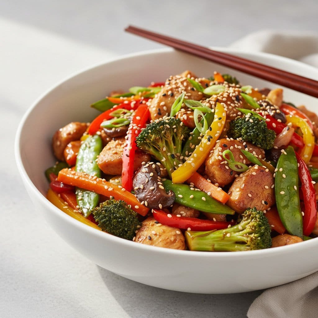 Chicken Stir Fry Recipe with Vegetables