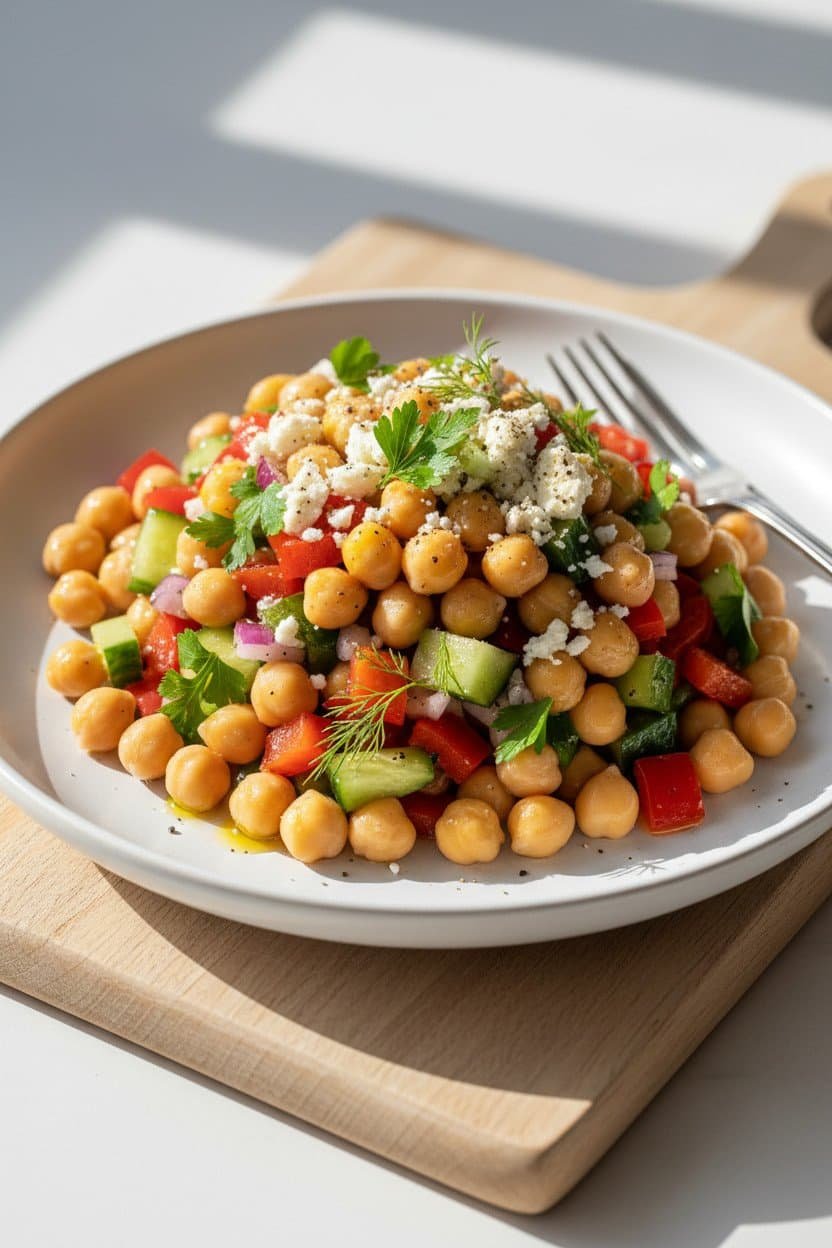 Chickpea Salad serving photo