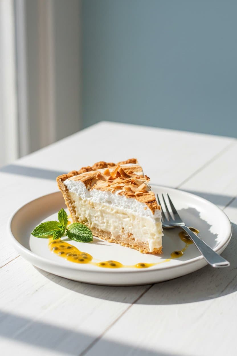 Coconut Cream Pie serving photo