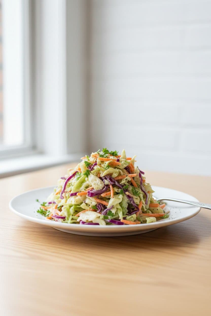 Coleslaw serving photo