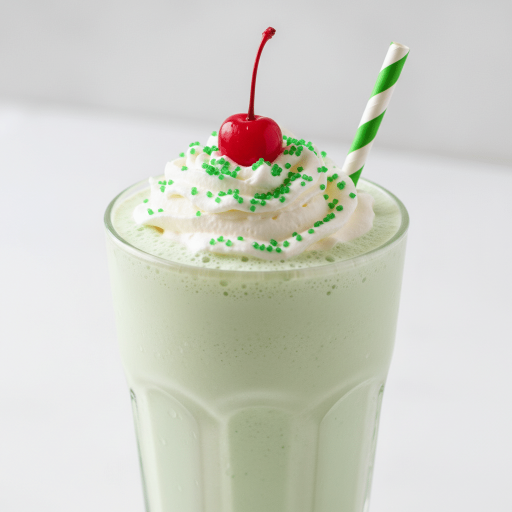Copycat Shamrock Shake Recipe (Mint Vanilla Shake)