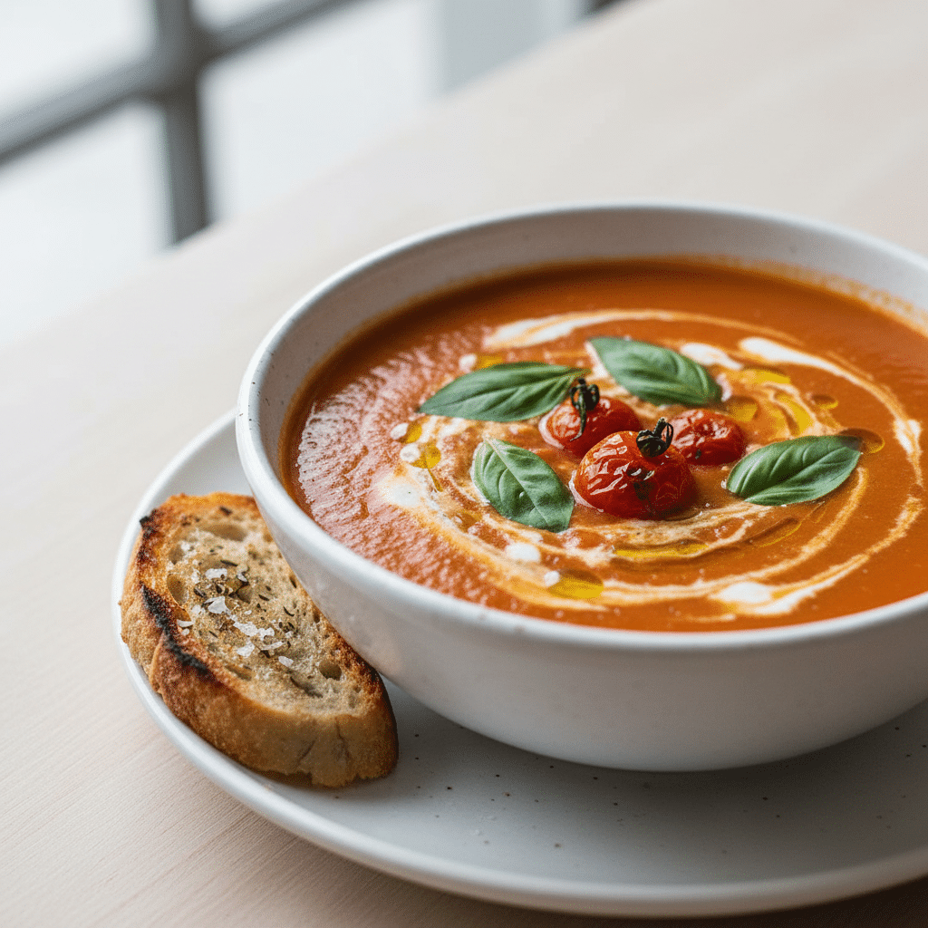 Creamy Tomato Basil Soup Recipe: Classic Comfort