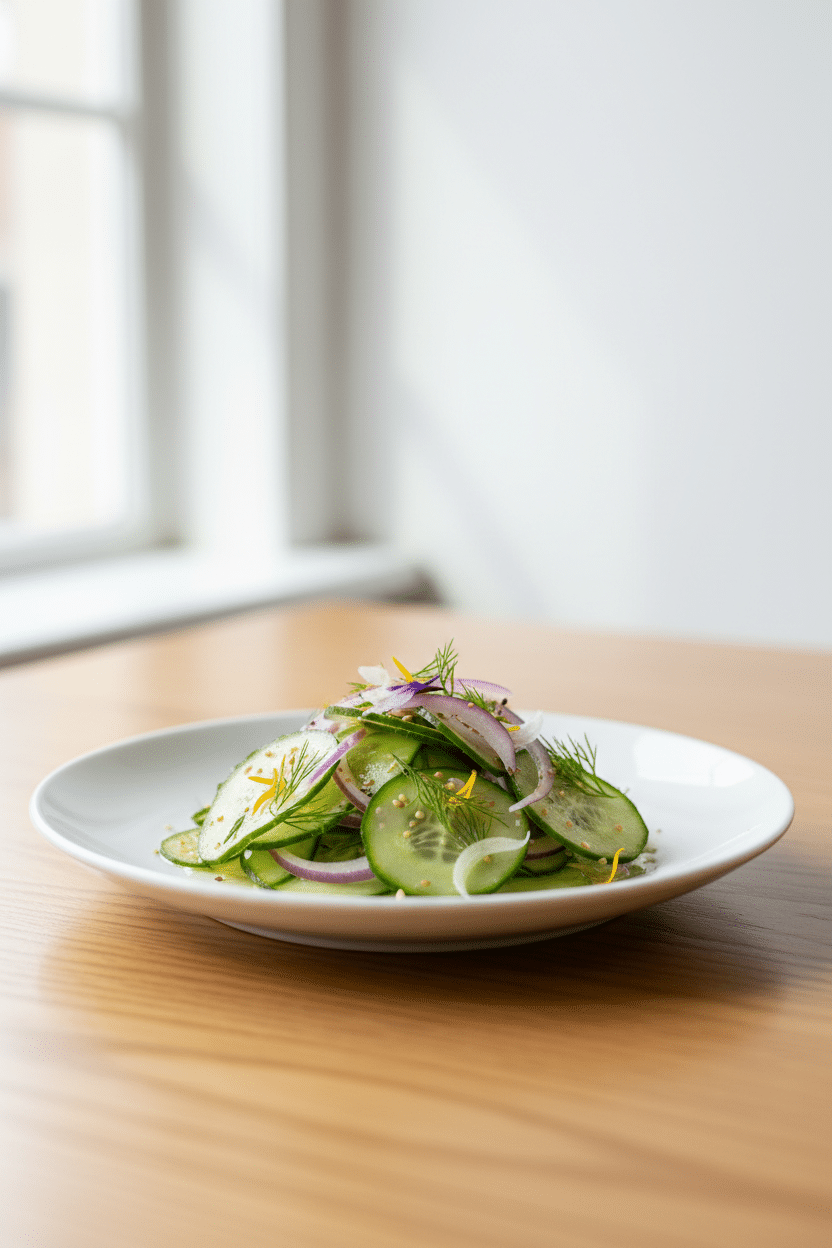 Cucumber Salad serving photo