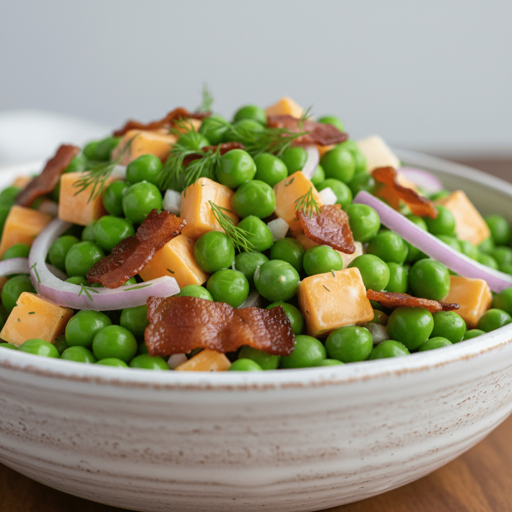 English Pea Salad Recipe: Classic and Creamy