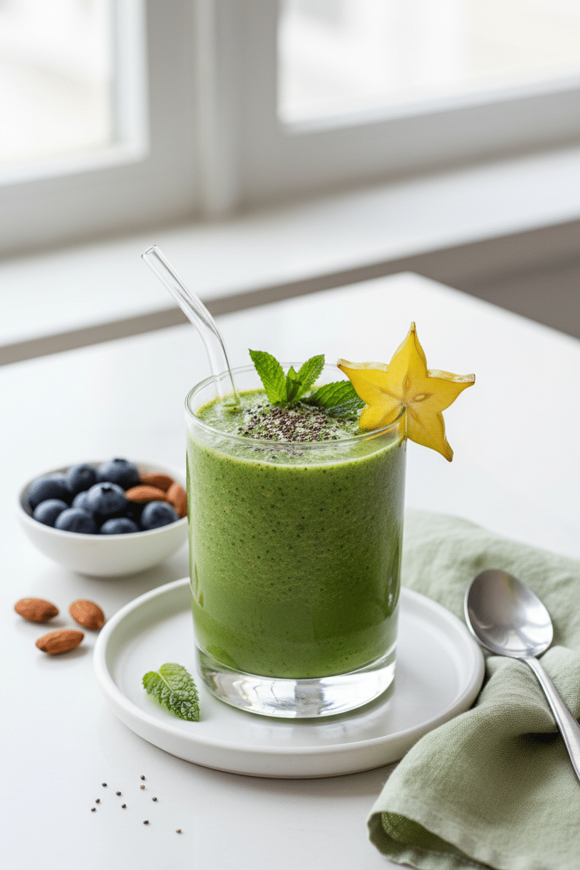 Everyday Healthy Green Smoothie serving photo