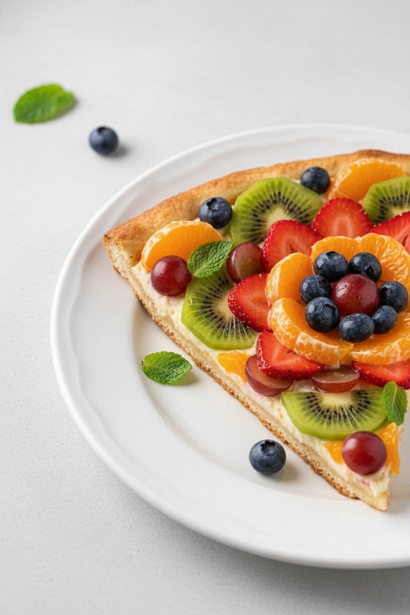 Fruit Pizza serving photo