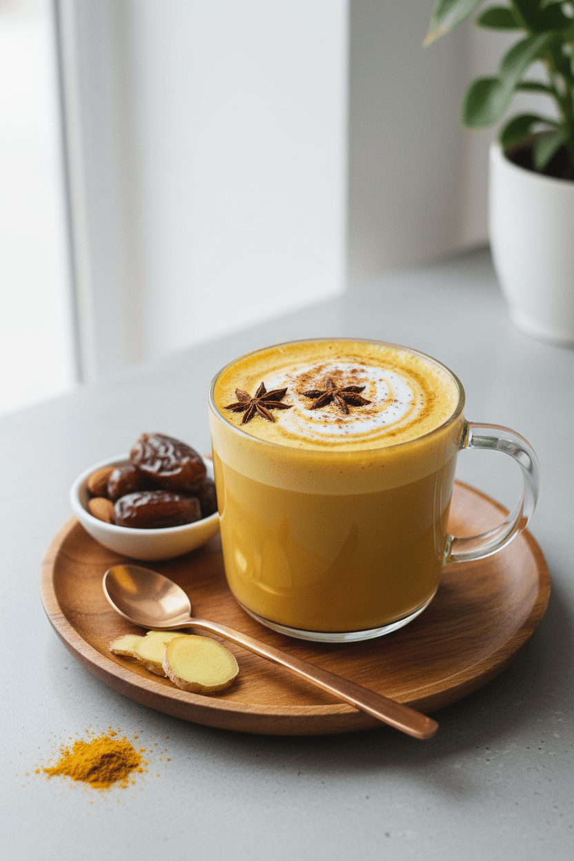 Golden Milk Latte serving photo