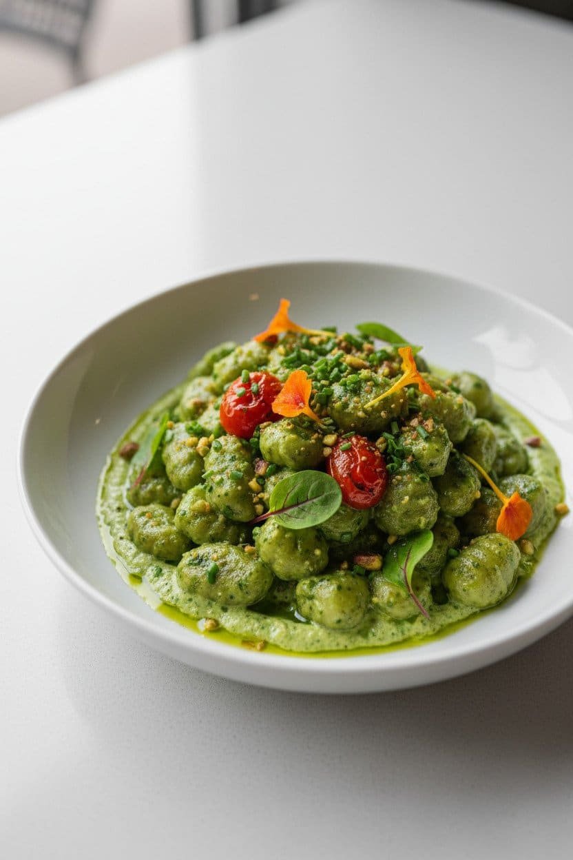 Green Goddess Gnocchi serving photo