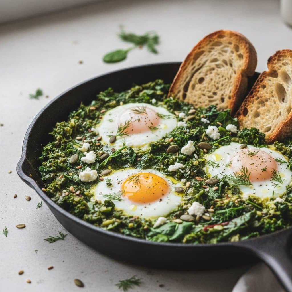 Green Shakshuka Recipe for a Fresh Spring Brunch