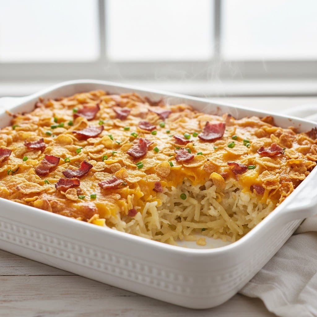 Cheesy Hashbrown Casserole Recipe for Easter and Mothers Day Brunch
