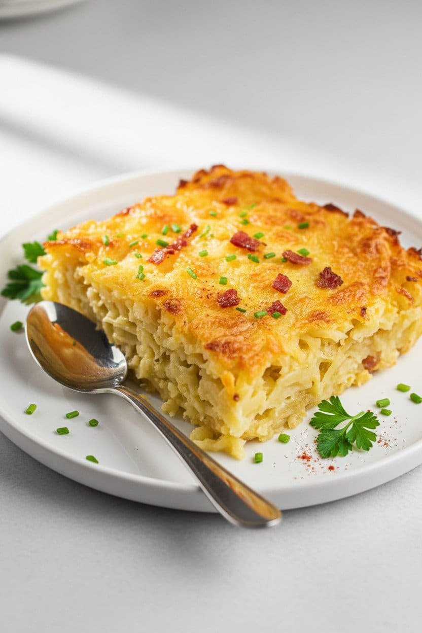 Hashbrown Casserole serving photo
