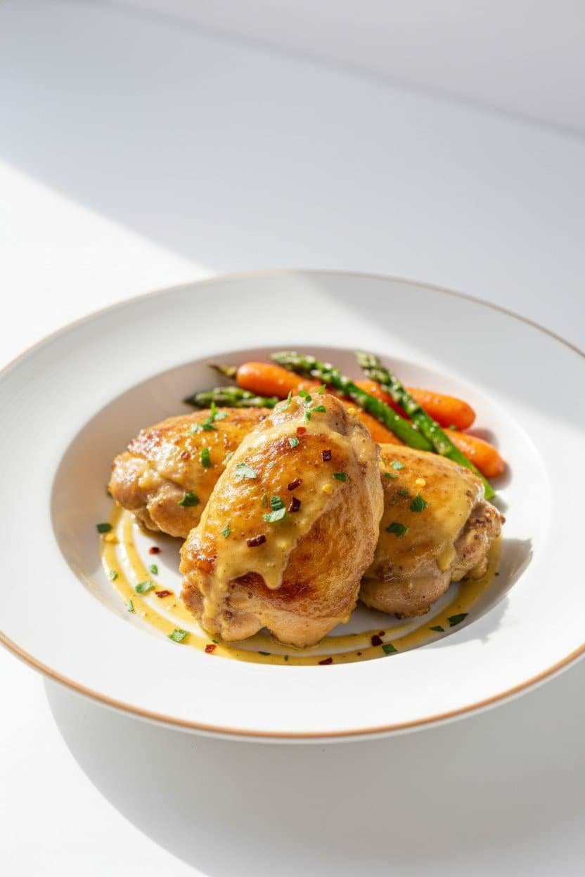 Honey Mustard Chicken serving photo