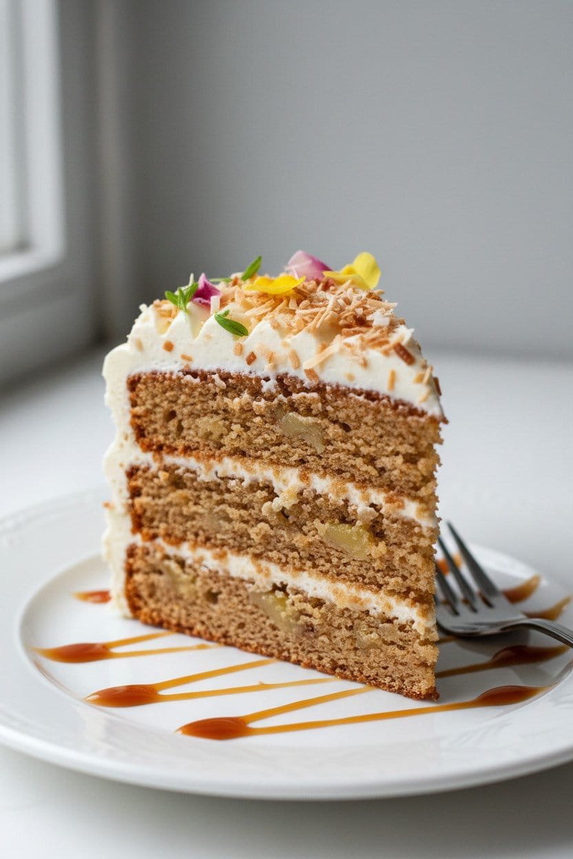 Hummingbird Cake serving photo