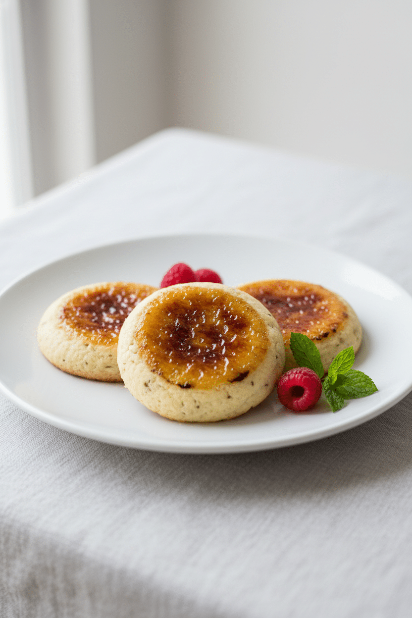 Irresistible Creme Brulee Cookies serving photo