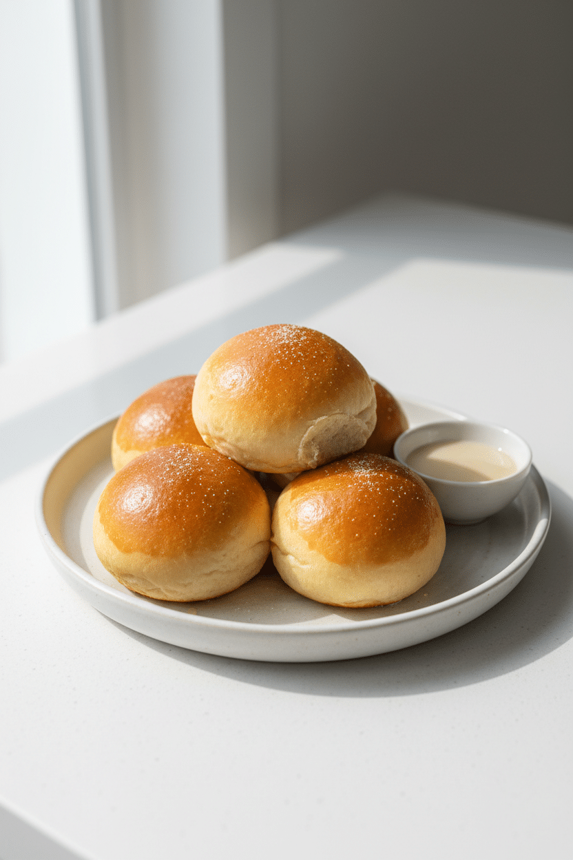 Japanese Milk Buns serving photo