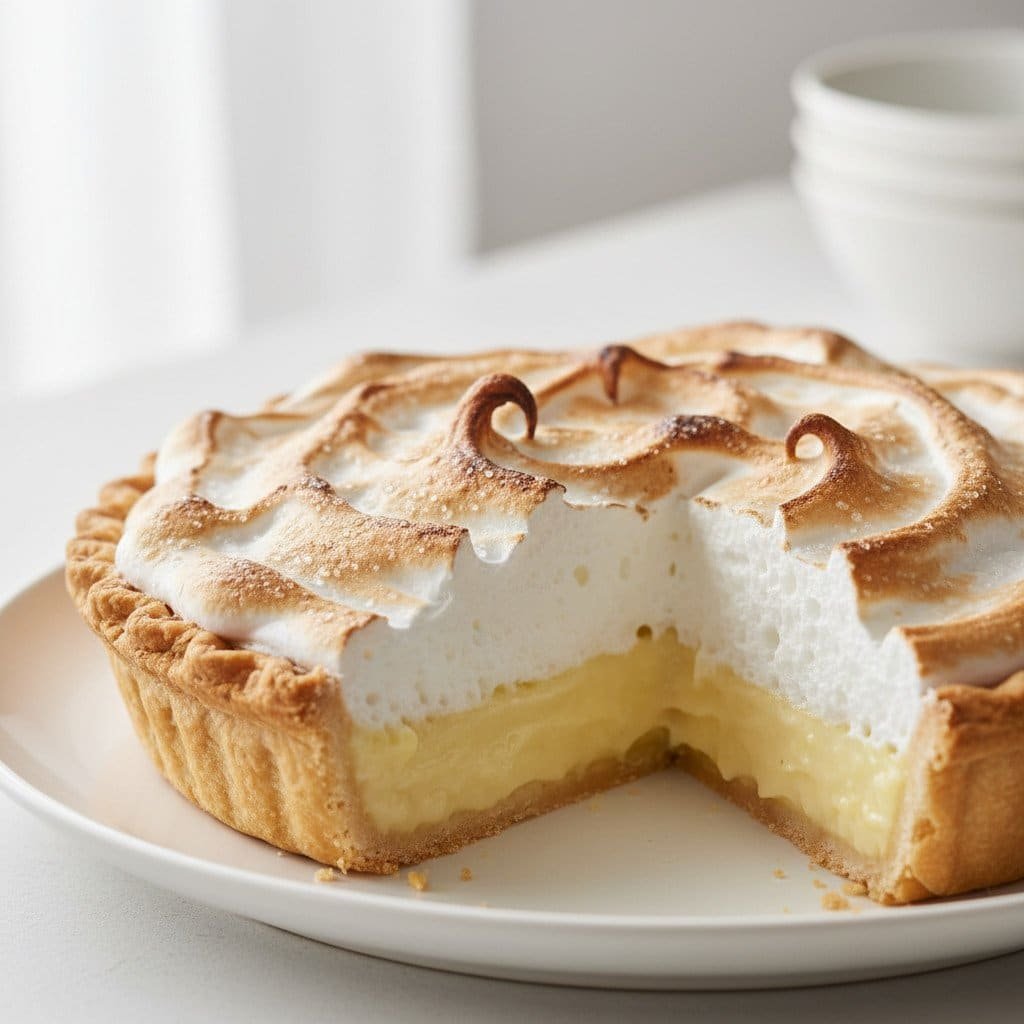 Lemon Meringue Pie Recipe (Tangy Filling + Fluffy Topping)