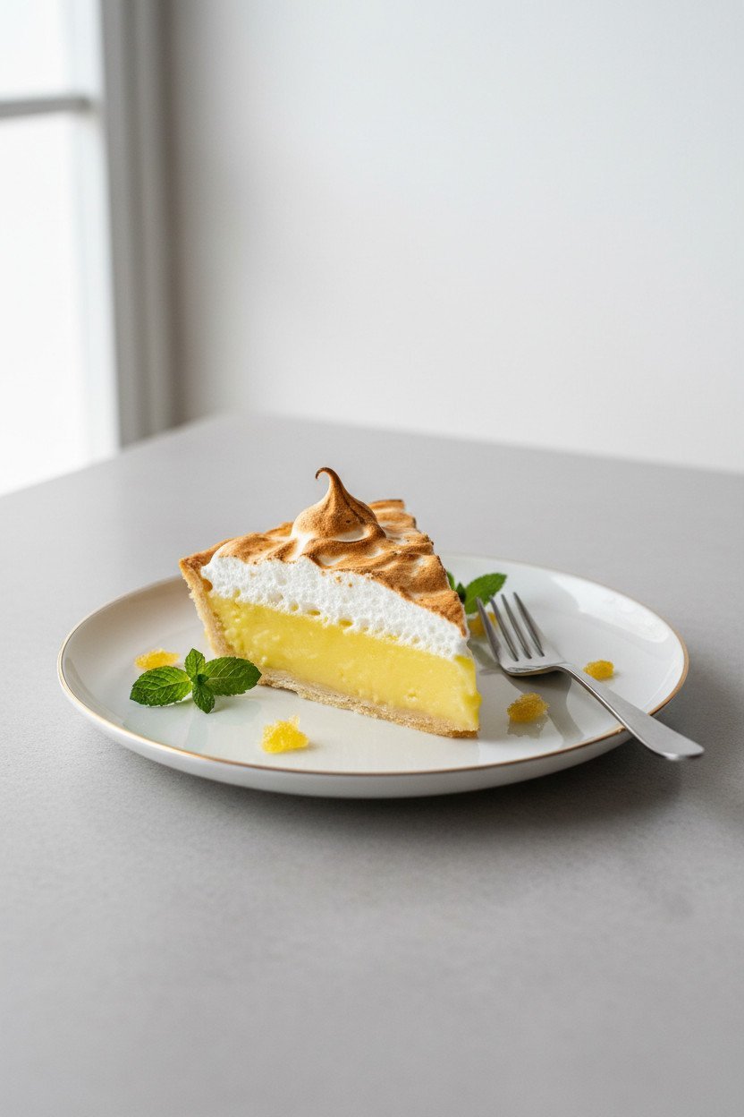 Lemon Meringue Pie serving photo
