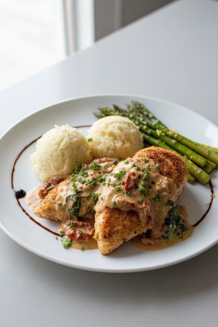 Marry Me Chicken serving photo