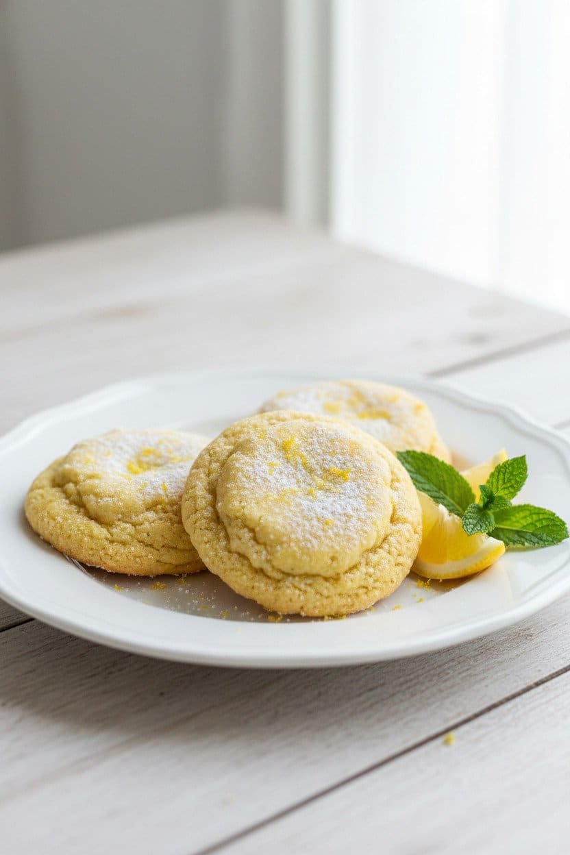 Meyer Lemon Cookies serving photo
