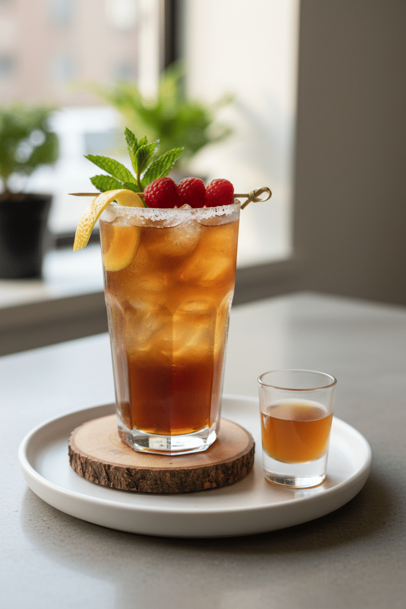 Non-Alcoholic Long Island Iced Tea Mocktail serving photo