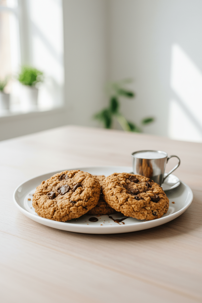 Oatmeal Chocolate Chip Cookies serving photo