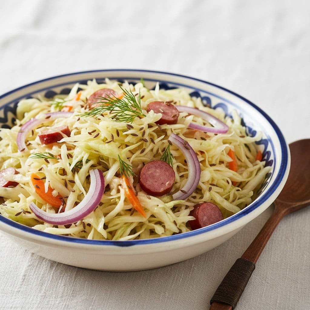 Old-Fashioned Sauerkraut Salad Recipe