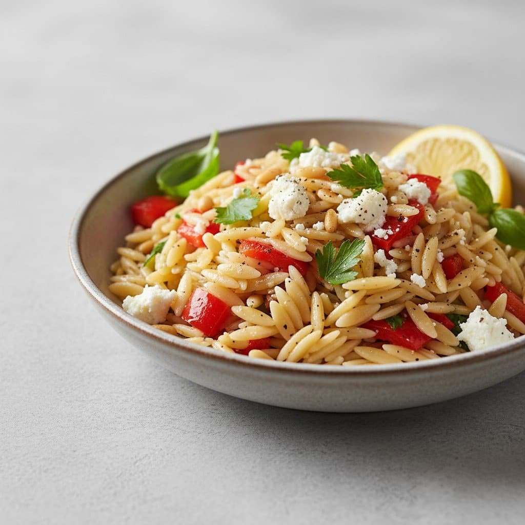 Easy Orzo Side Dish Recipe (Garlic Butter Style)