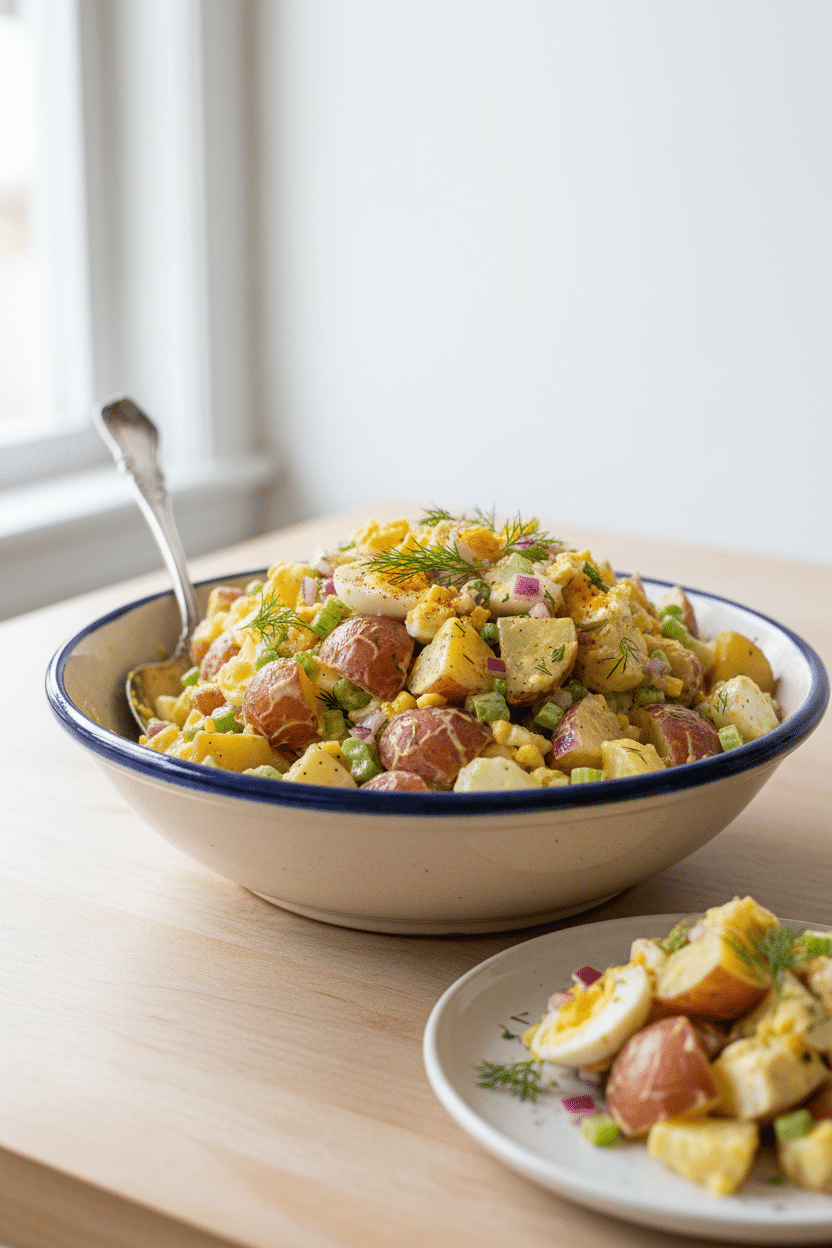 Potluck Potato Salad serving photo