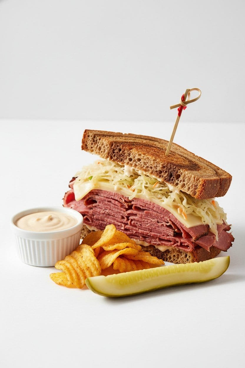 Reuben Sandwich serving photo