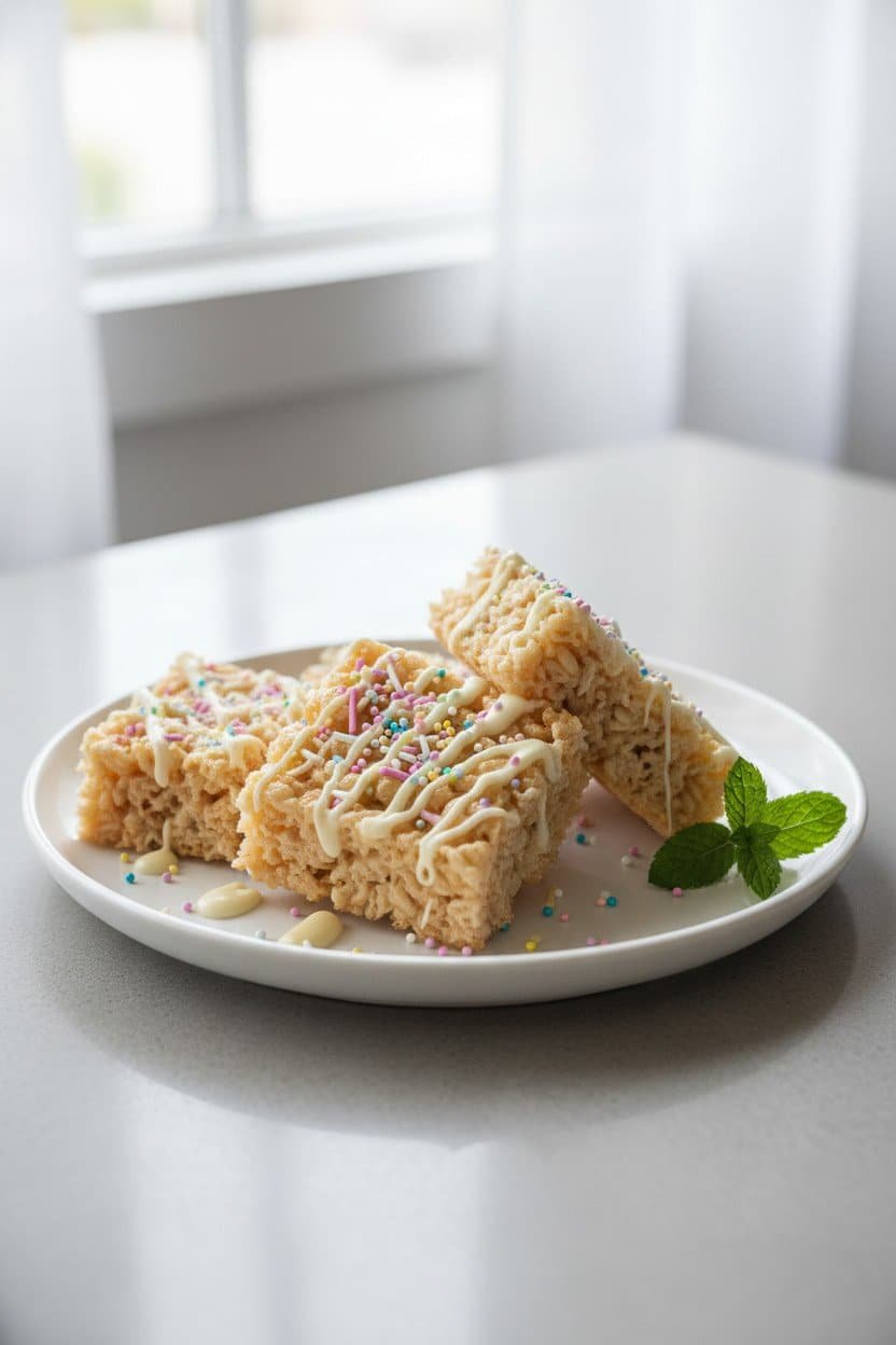 Rice Krispie Treats serving photo