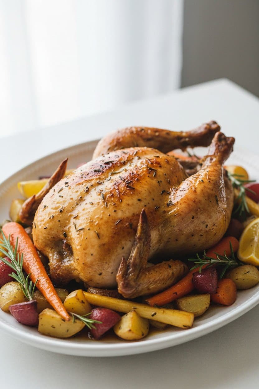 Roast Chicken serving photo