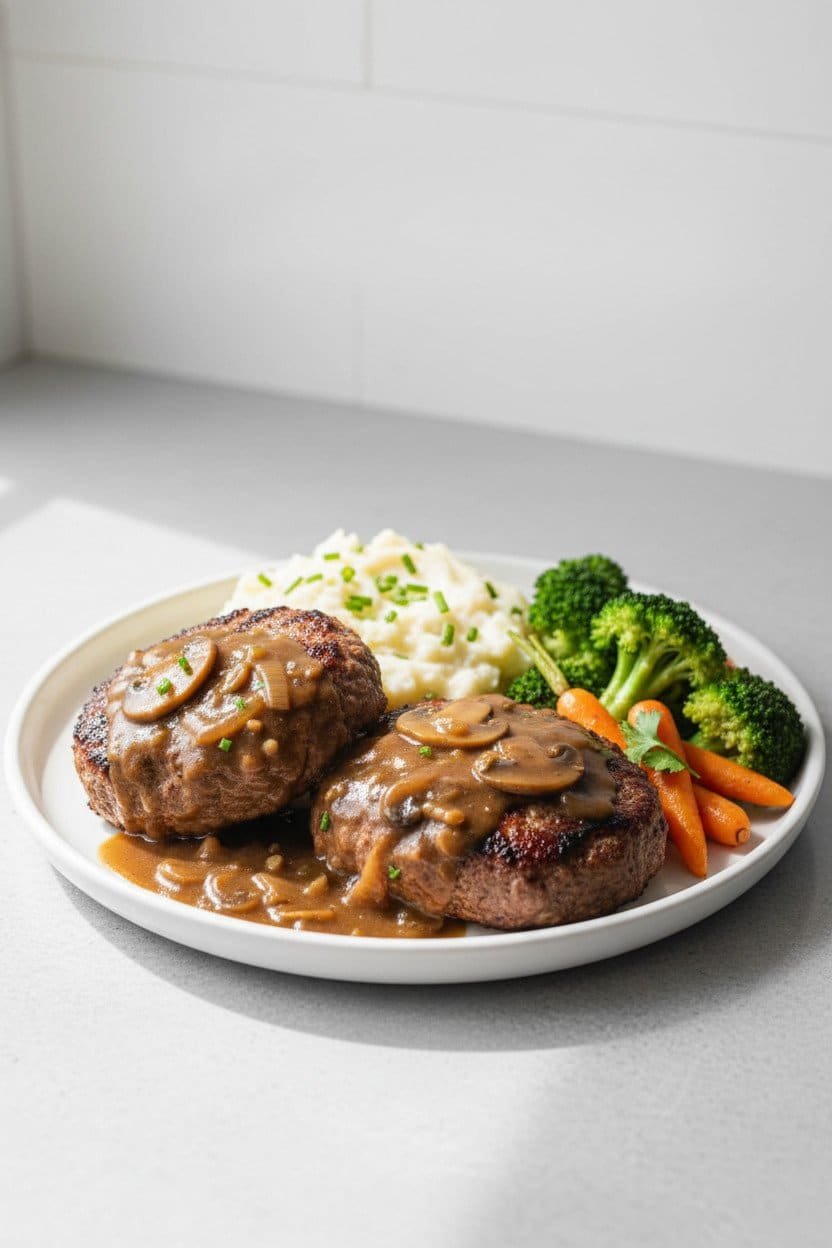 Salisbury Steak serving photo