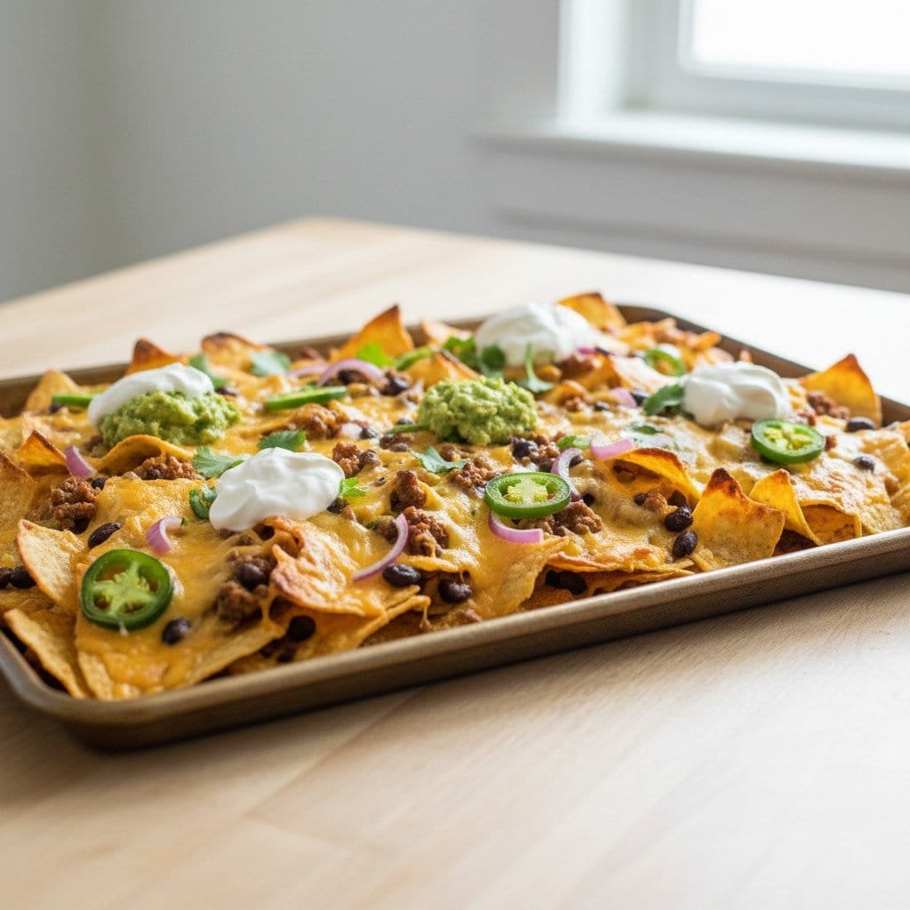 Sheet Pan Nachos Recipe for Cinco de Mayo
